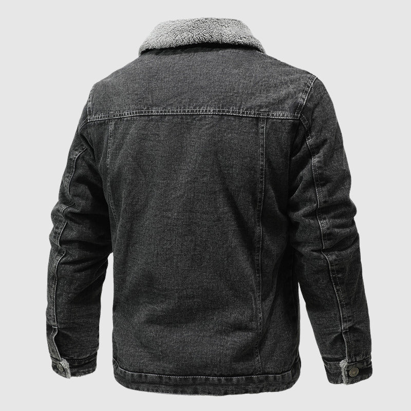 Herren Fleecejacke Retro Style - IdealeKleiden
