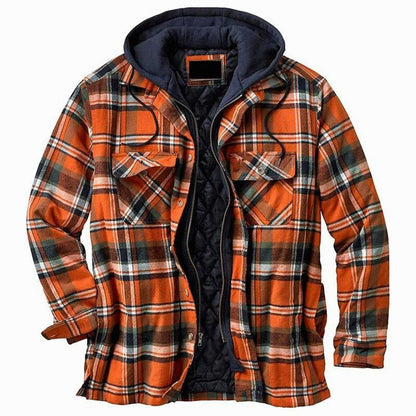 Praktische Karo-Jacke Baumarktstil
