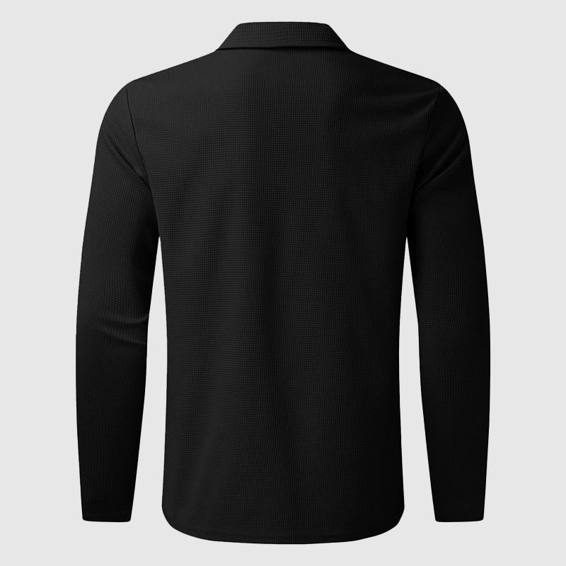 Stylische Cardigan Herren Polo Elegant - IdealeKleiden