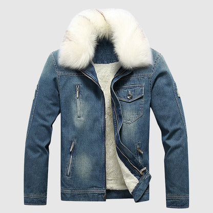 Robuste Denimjacke Herren Trendy Style