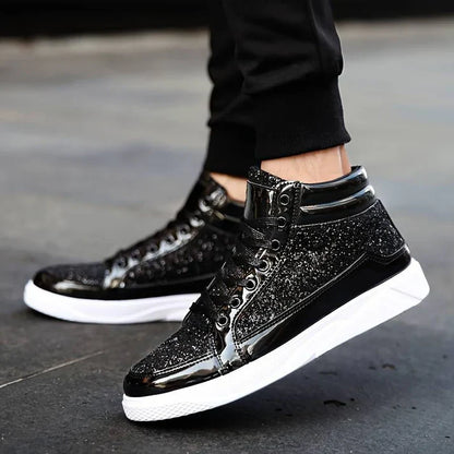Glitzer Schuhe für Herren Elegant Design