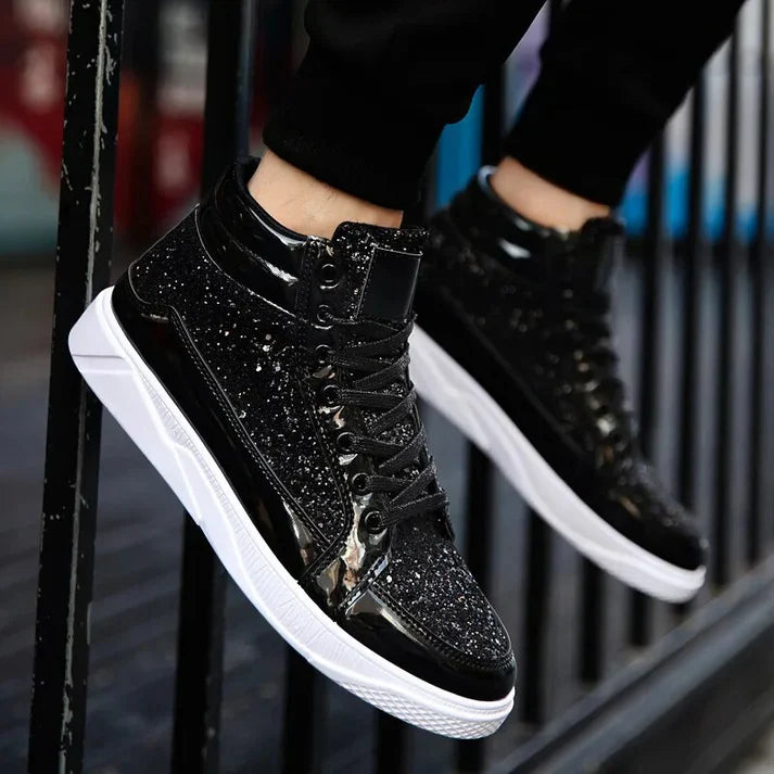 Glitzer Schuhe für Herren Elegant Design - IdealeKleiden