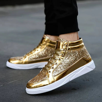 Glitzer Schuhe für Herren Elegant Design