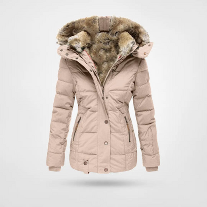 Warme Damen Winterjacke Isolierte Puffer Parka