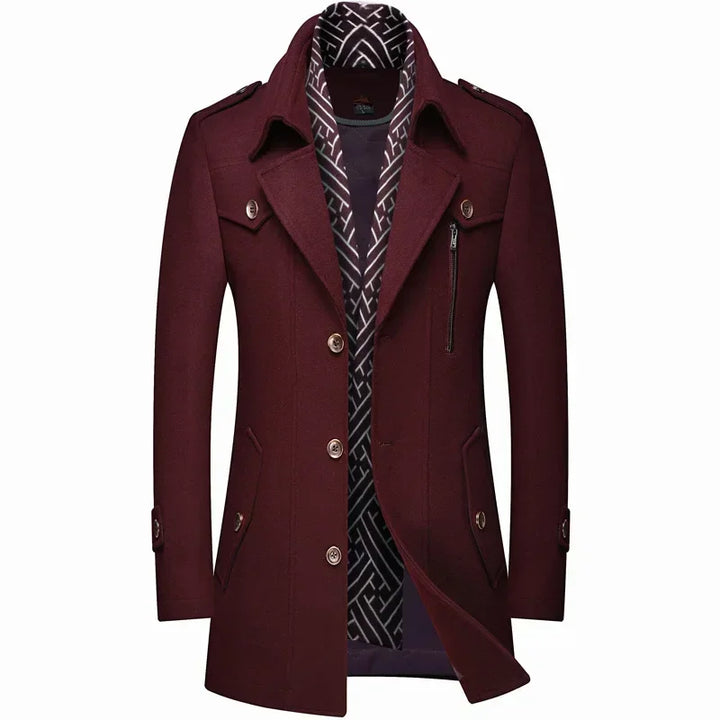 Herren Winterjacke Elegant Isoliert