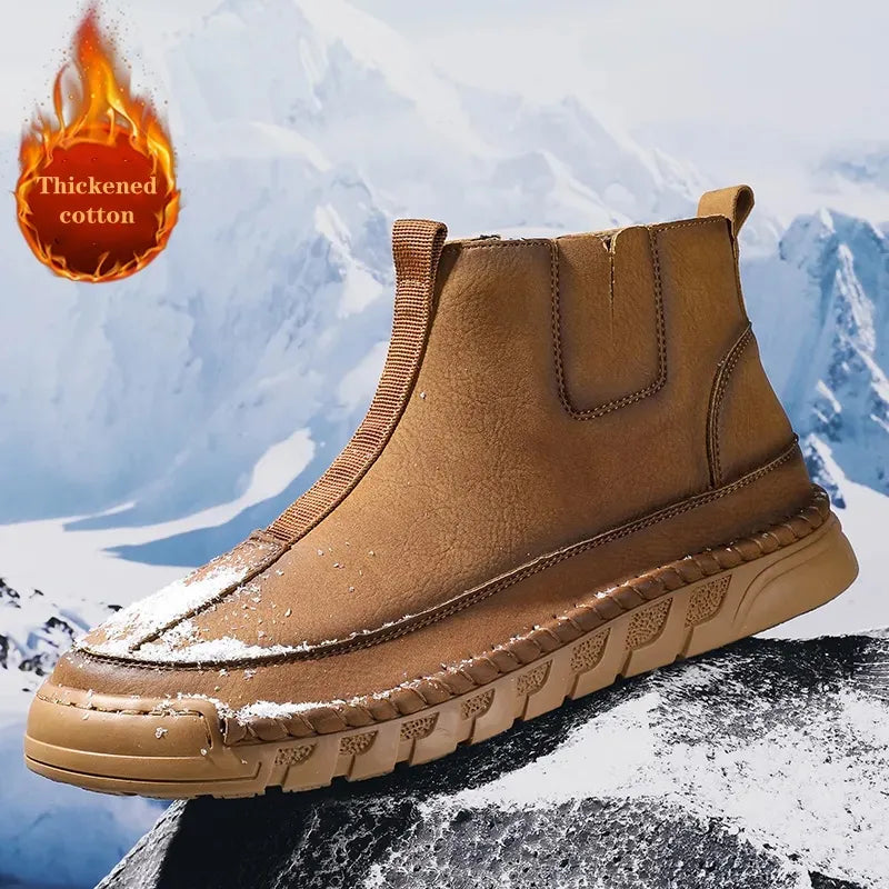 Bequeme Damen Stiefel Warm Rutschfest
