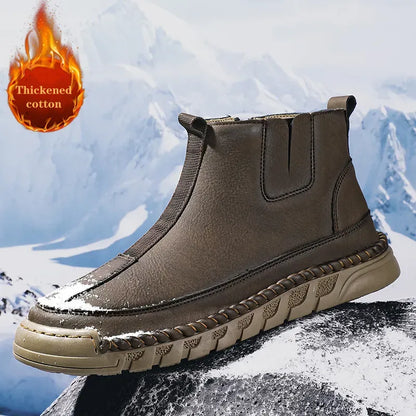 Bequeme Damen Stiefel Warm Rutschfest