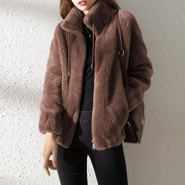 Praktische Winterjacke Mit Reißverschluss