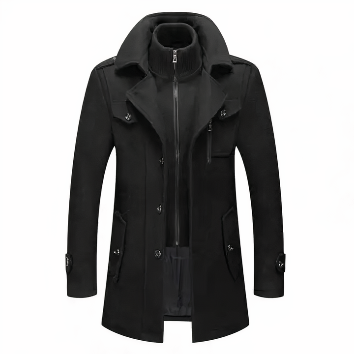 Stylische Herrenjacke Doppelrevers Modern - IdealeKleiden