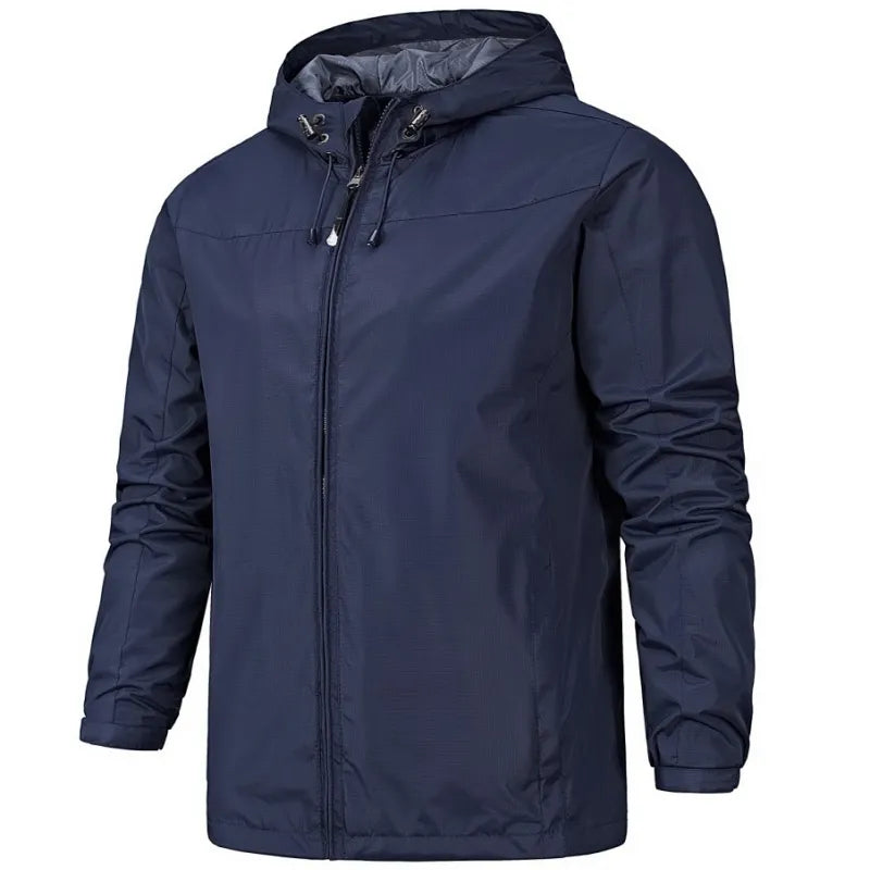 Wasserdichte Outdoor-Jacke Grau