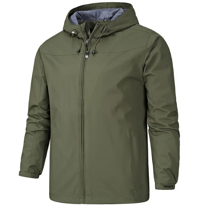Wasserdichte Outdoor-Jacke Grau