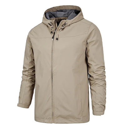 Wasserdichte Outdoor-Jacke Grau
