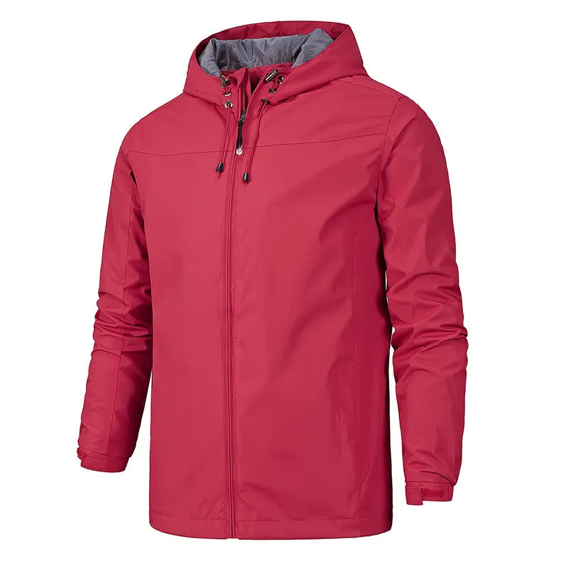 Wasserdichte Outdoor-Jacke Grau