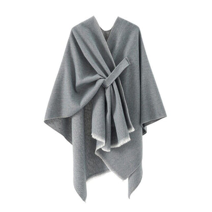 Kaschmir Poncho Elegante Damenmode