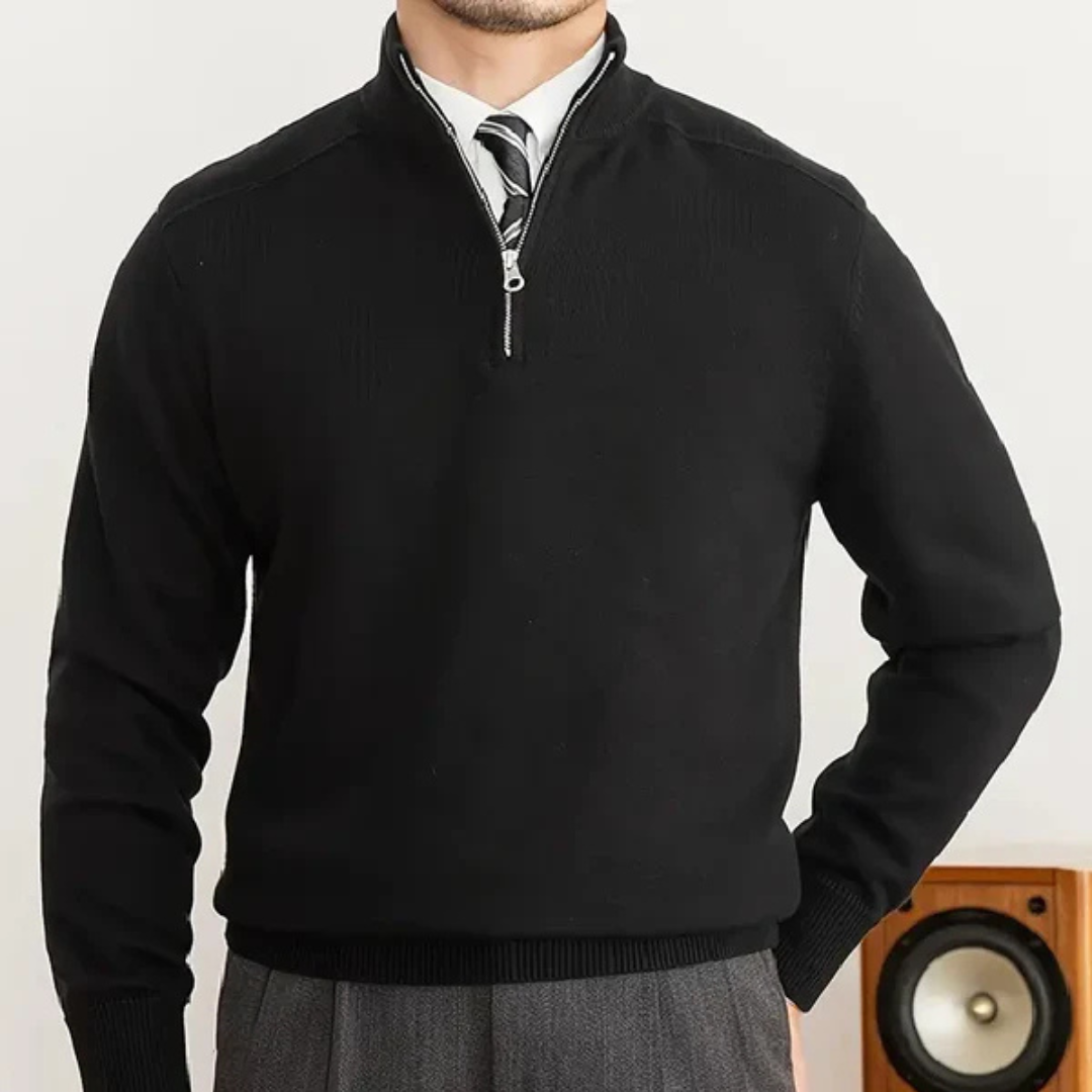 Herren Pullover Modern V-Ausschnitt