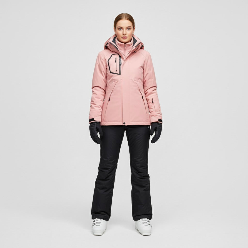 Damen Snowboardanzug Warm Kapuze - IdealeKleiden