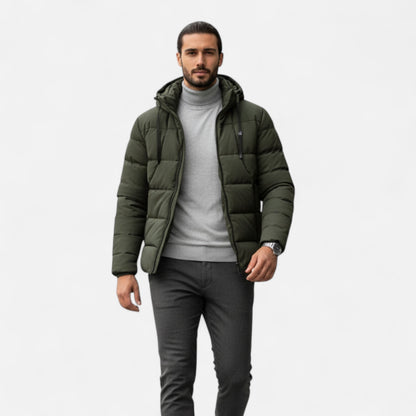 Herren Winterjacke Robust Mit Kapuze - IdealeKleiden