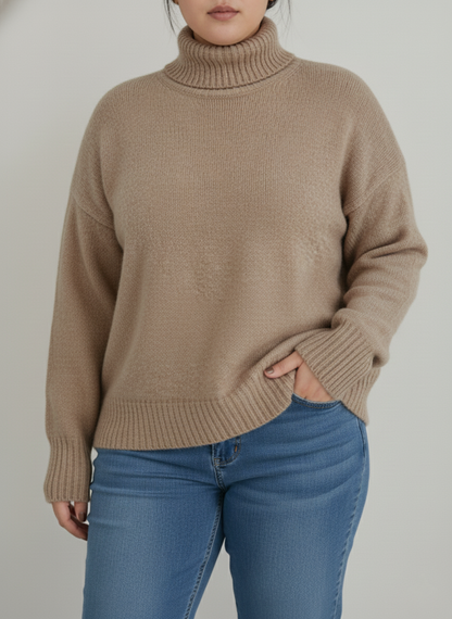 Weiche Damen Kaschmir-Pullover Großer Größen