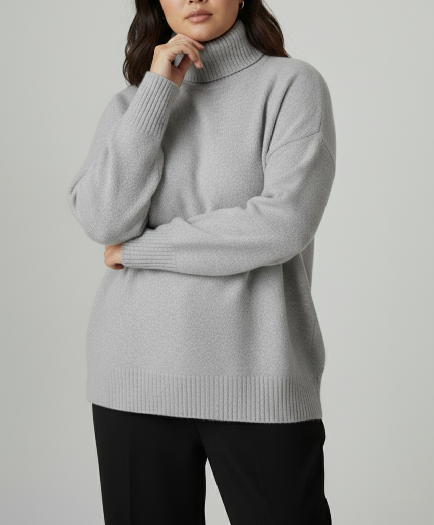 Weiche Damen Kaschmir-Pullover Großer Größen
