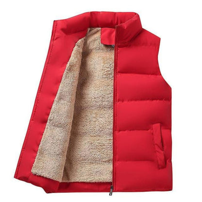 Herren Fleece Gilet Warm Isoliert