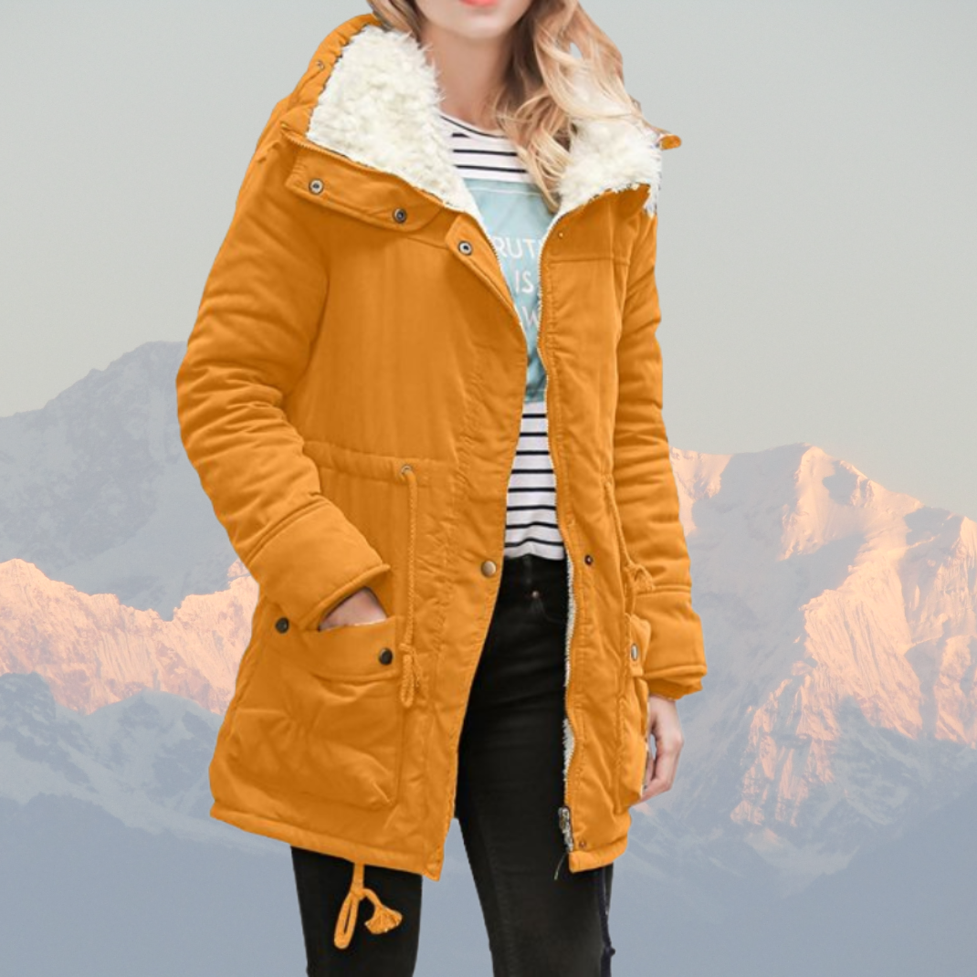 Wasserabweisende Winterjacke Mit Kapuze Gefüttert