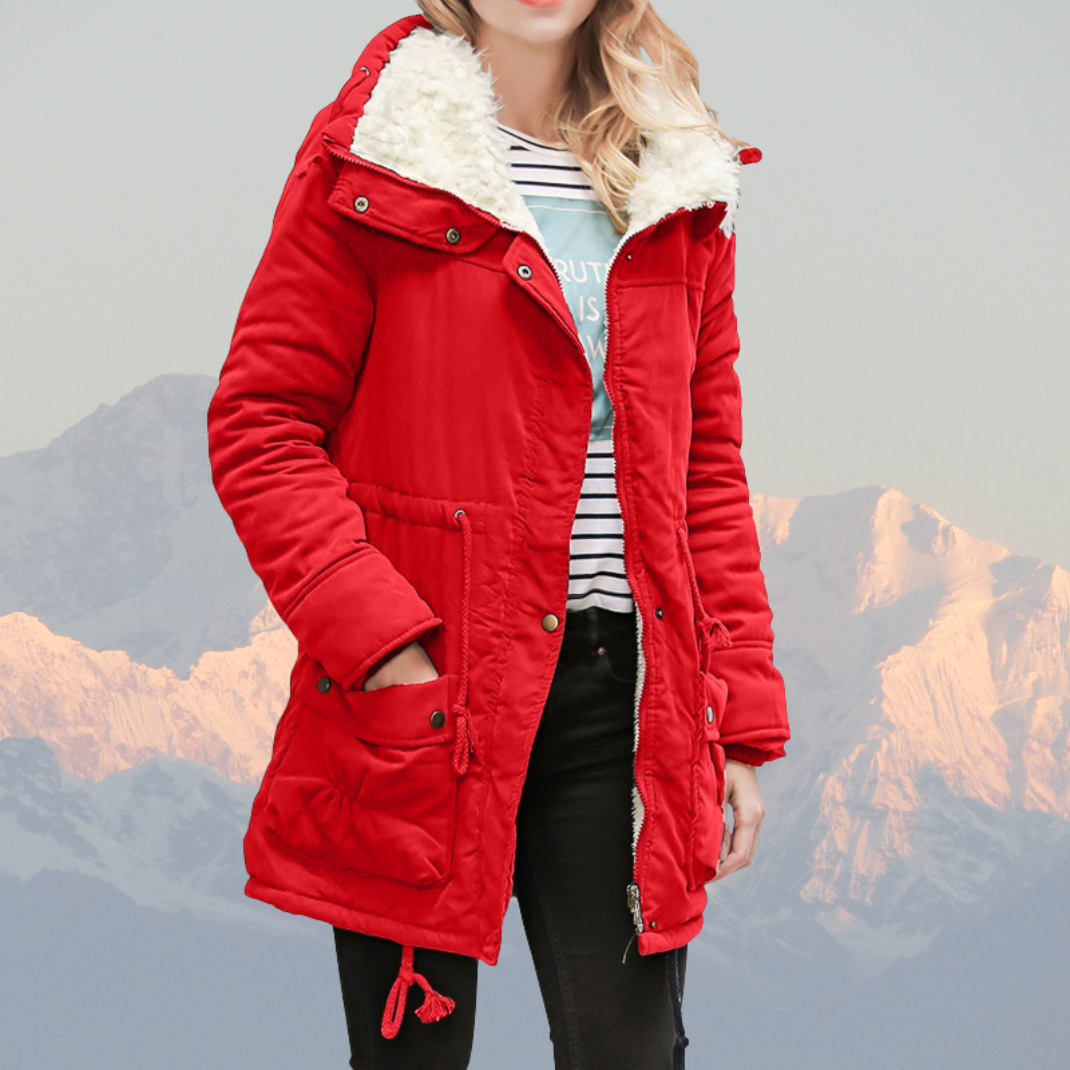 Wasserabweisende Winterjacke Mit Kapuze Gefüttert