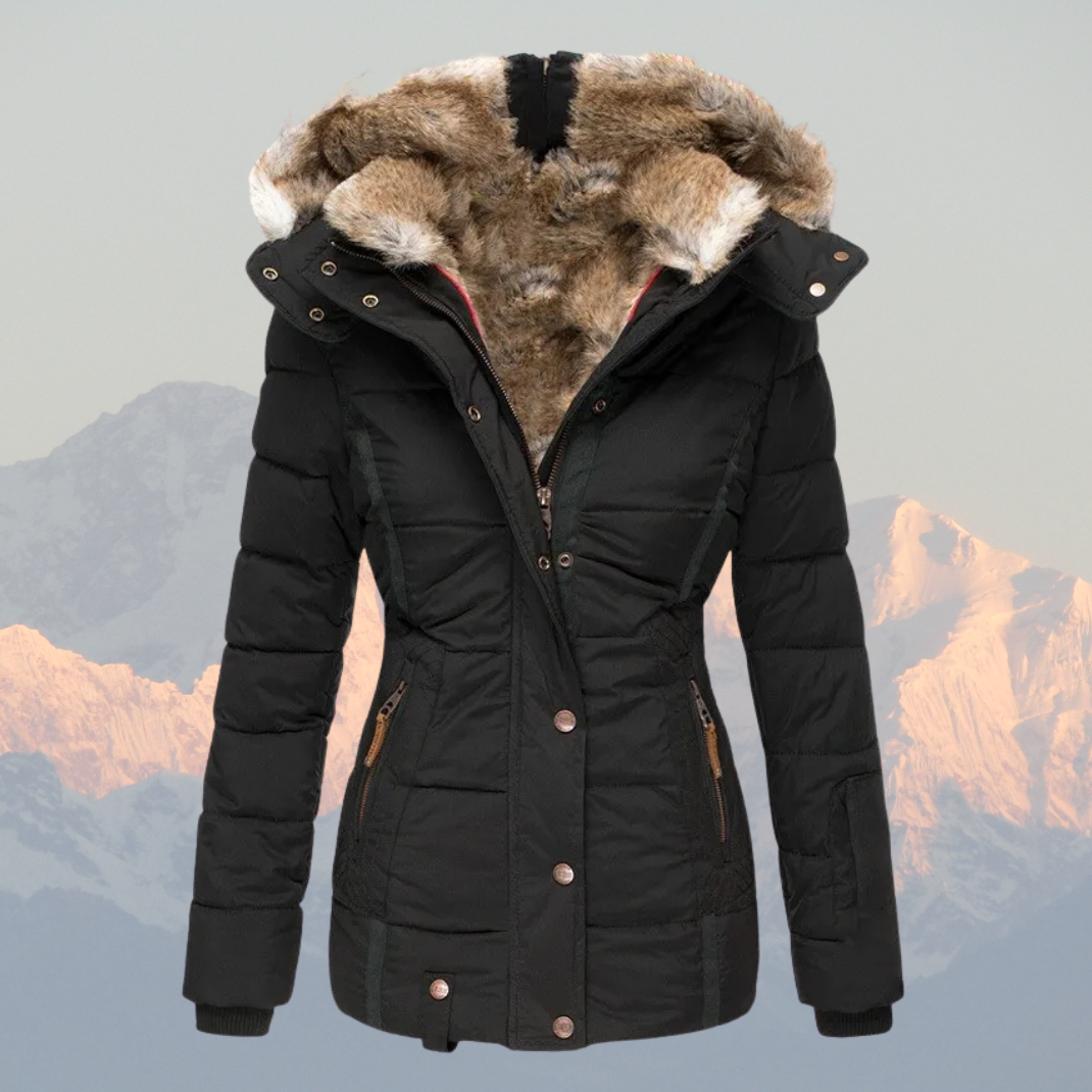 Winterjacke Damen Warm Isoliert Wasserdicht Daunenmantel