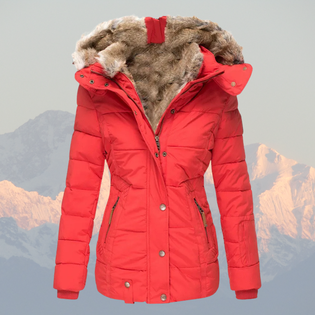 Winterjacke Damen Warm Isoliert Wasserdicht Daunenmantel