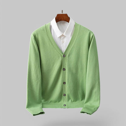 Stylisher Cardigan für Männer V-Ausschnitt Modern