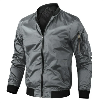 Herren Bomberjacke Modern Stilvoll Elegant