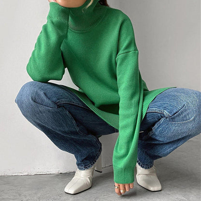 Stilvolle Pullover Damen Langarm Elegant