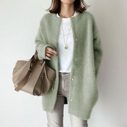 Herbst Cardigan Damen Elegant Warm