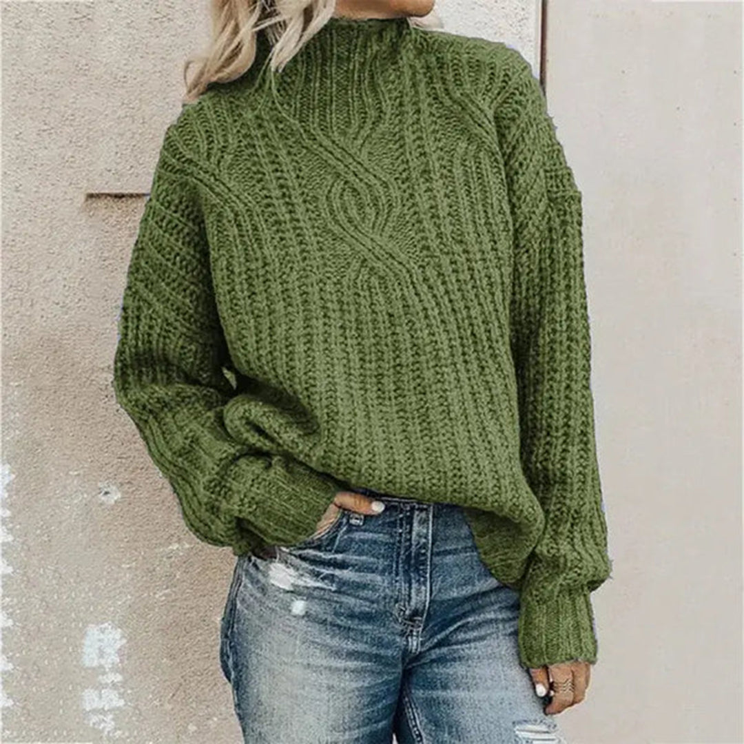 Weicher Strickpullover Frauen