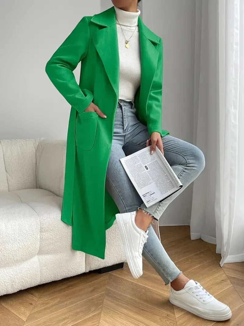 Eleganter Wintermantel Damen Chic &amp; Zeitlos - IdealeKleiden