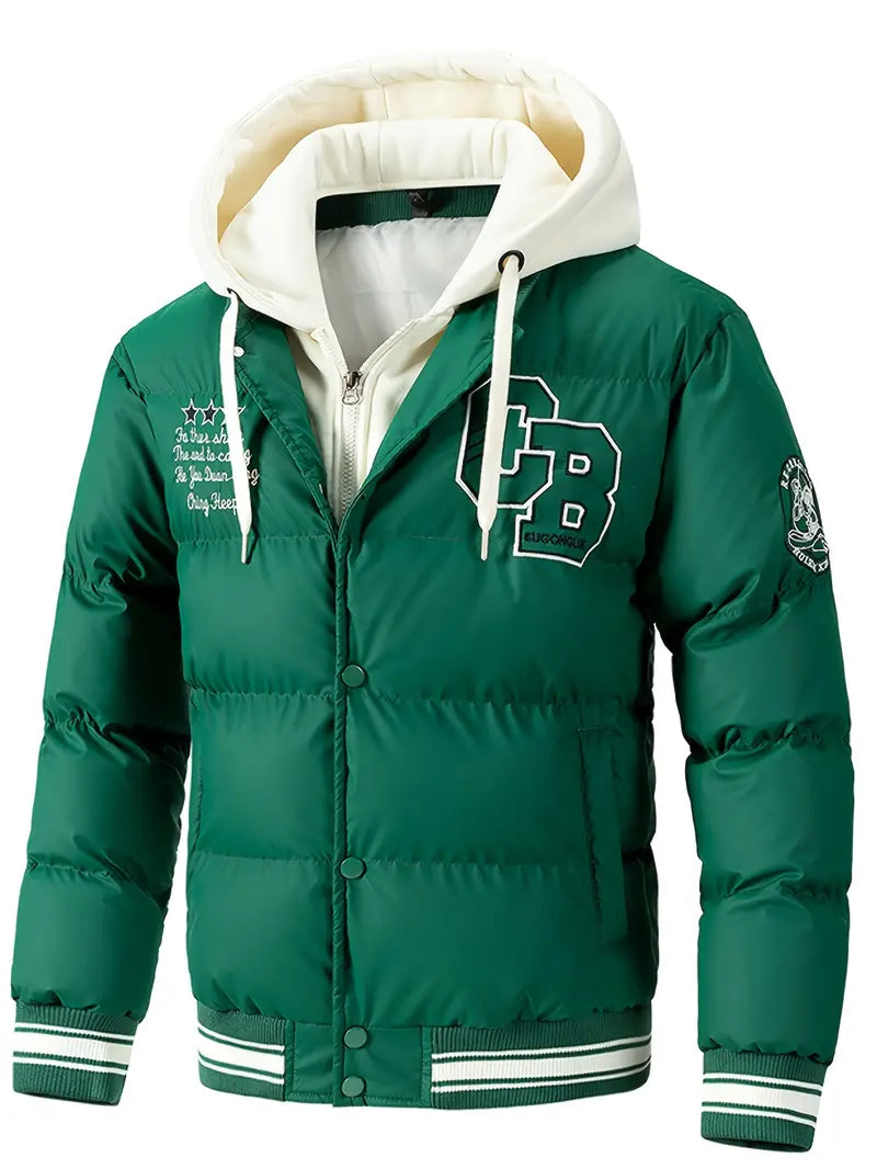 Herrenjacke Kapuze Lässig Sportlich