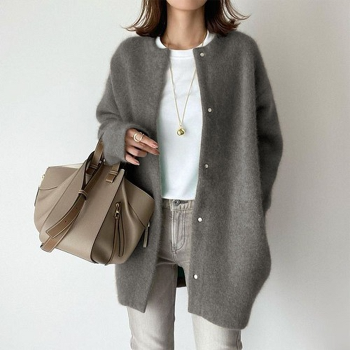 Herbst Cardigan Damen Elegant Warm