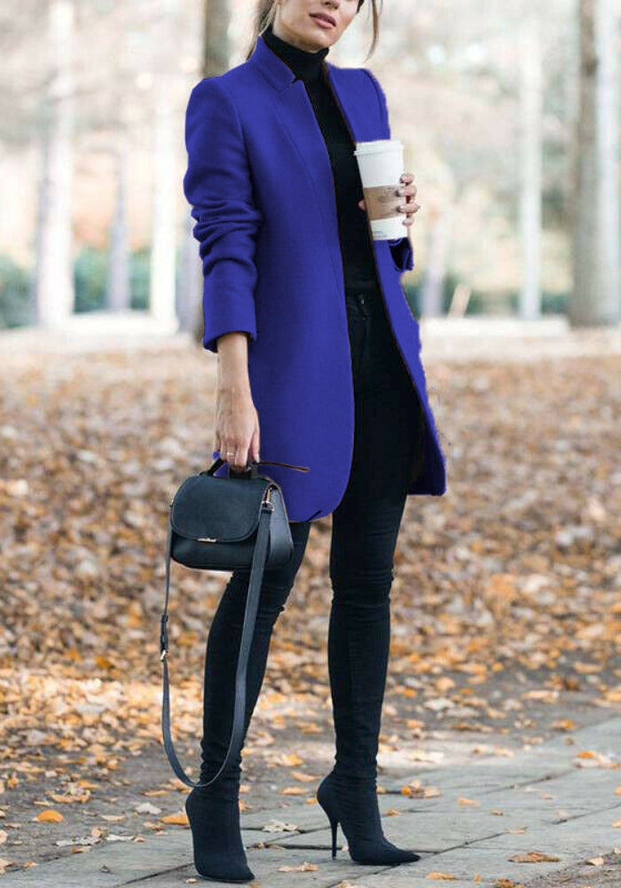 Moderne Blazer Damen Elegant Lässig - IdealeKleiden