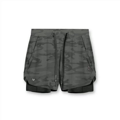Laufshorts Herren 2-in-1 Sportshorts mitDRAWSTRING