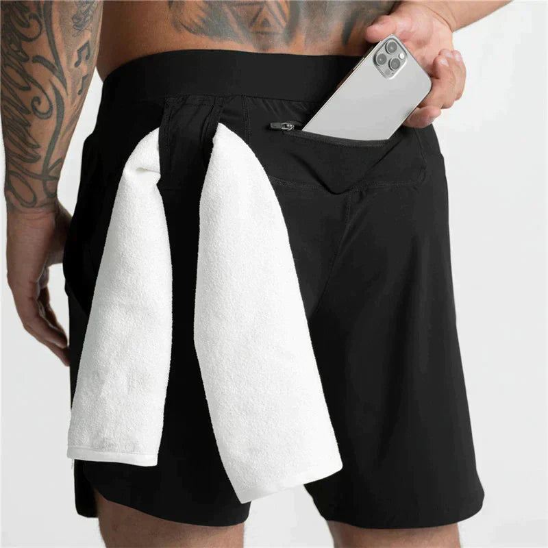 Leichte Herren Sport Shorts Kordelzug