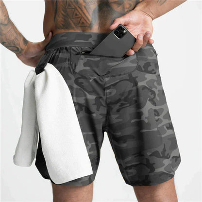 Leichte Herren Sport Shorts Kordelzug