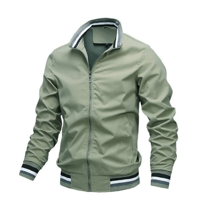 Herren Bomberjacke Modern Streifen Design