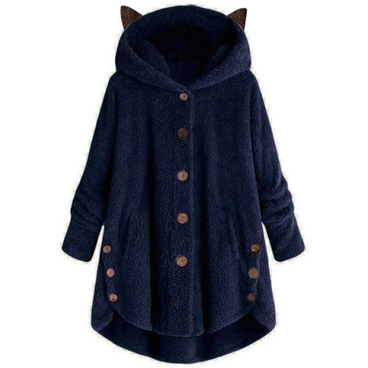 Weiche Katzenjacke Plüschgefüttert Warm