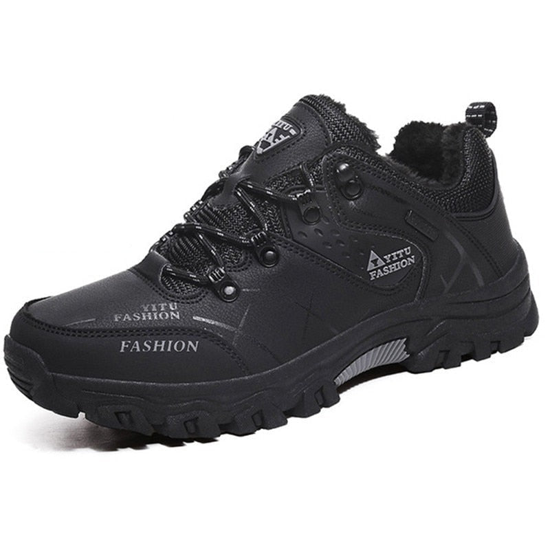 Herren Winterstiefel Wasserdicht Leder