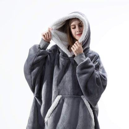 Große Damen Pullover Oversize Kapuze