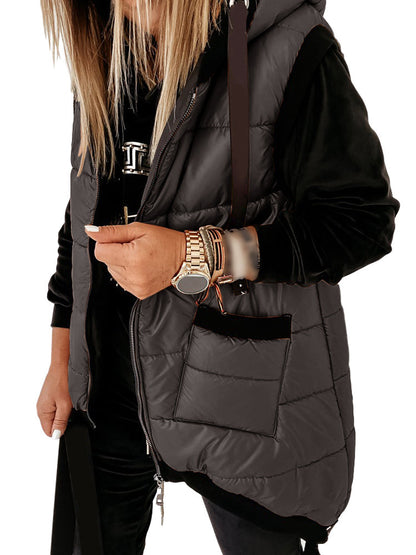 Modische Winterjacke Kapuze