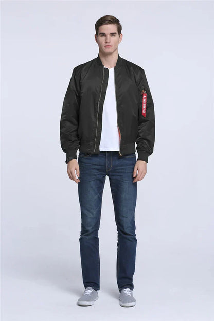 Lederbomberjacke Cool Vintage Look