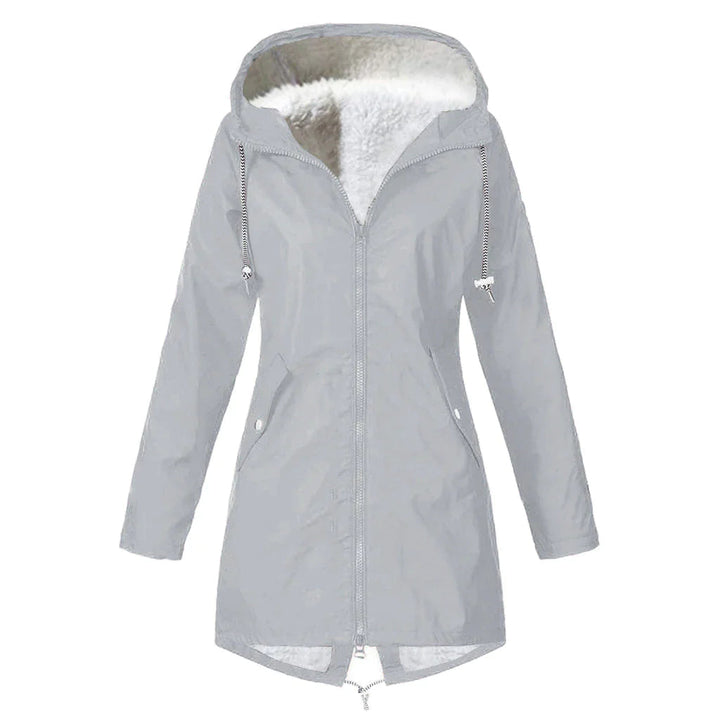 Wasserdichte Fleece-Jacke Damen Warm und Bequem Herbst Winter