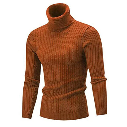 Herren Rollkragenpullover Warm Gemütlich