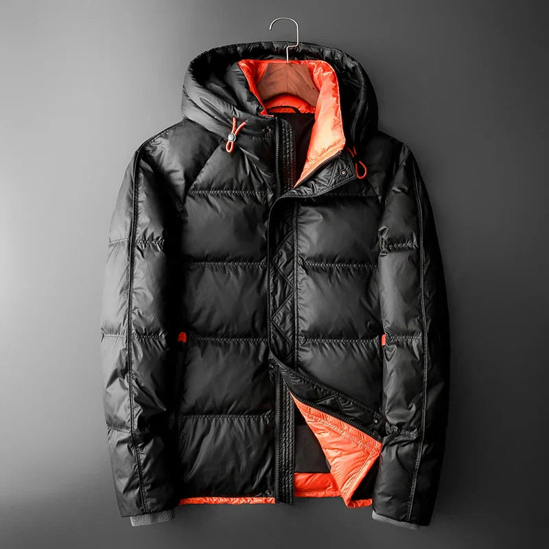 Kapuzenpullover Modern Kontrastfarben