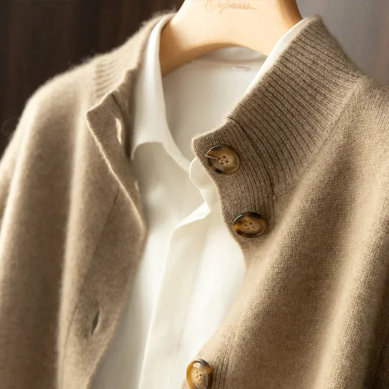 Soft Merino Kardigan Damen - IdealeKleiden
